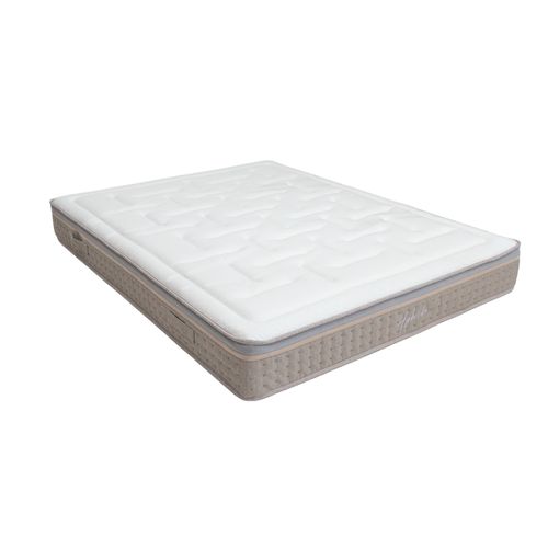 Matelas hybride 140x200 cm DREAMEA EDITION SOFTY ép.24 cm vue 3/4