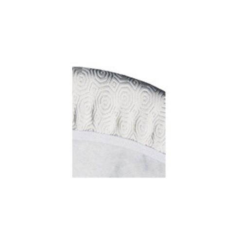 Protège Table Blanc Élastiqué Pour Table Ronde 110-123cm - Fabrication Française Antidérapant