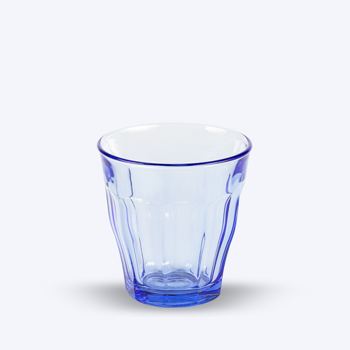 Boîte De 6 Gobelets Picardie 25 Cl Bleu En Verre