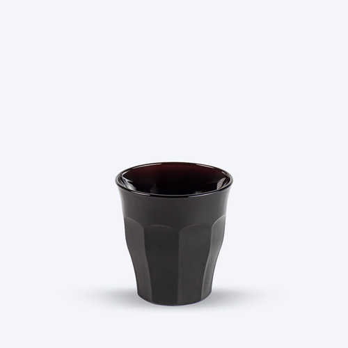 Boite De 6 Gobelets Picardie Noir 9 Cl En Verre