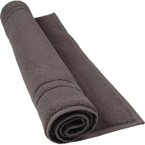 Tapis De Bain 50 X 80 Cm En Coton Couleur Anthracite - 50 X 80 Cm - Anthracite