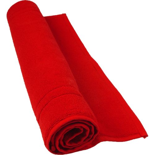 Tapis De Bain 50 X 80 Cm En Coton Couleur Rubis - 50 X 80 Cm - Rubis