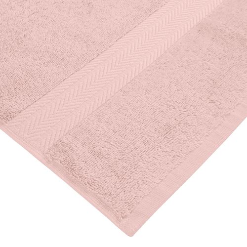 Ensemble De Bain 5 Pièces (1 Drap De Bain + 2 Serviettes De Toilette + 2 Gants) Poudre Luxury