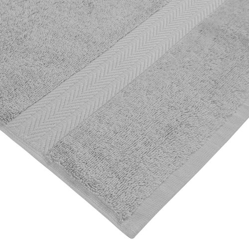 Ensemble De Bain 4 Pièces (2 Draps De Bain + 2 Serviettes De Toilette)   Gris Perle Luxury