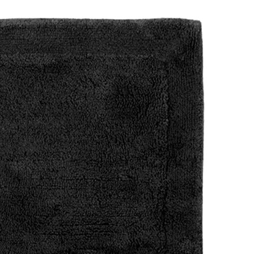 Tapis Doux et épais De Bain Ou D'intérieur 2000 G/m²  60x100 Cm Noir Nuanco