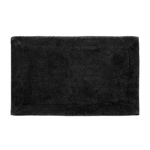 Tapis Doux et épais De Bain Ou D'intérieur 2000 G/m²  50x80 Cm Noir Nuanco
