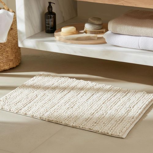 Tapis De Bain Et Descente De Lit  140x200 Cm Ecru Koalack