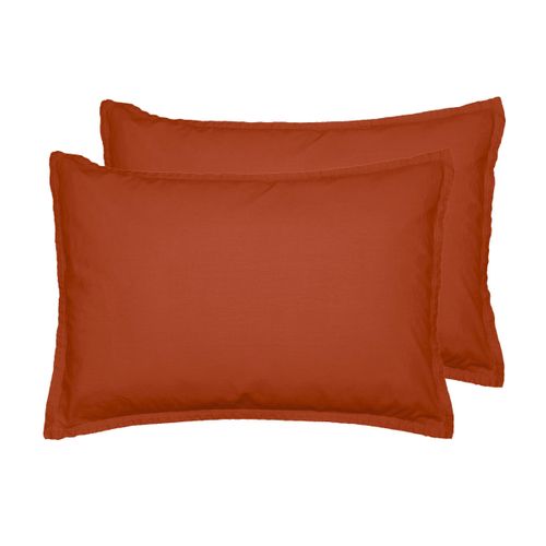 Lot De 2 Taies D'oreiller En Coton  50x70 Cm Auburn Studio