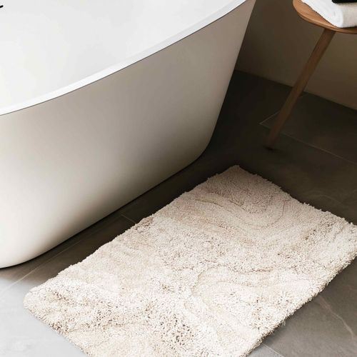Tapis Doux et épais De Bain Ou D'intérieur 2300 G/m²  70x150 Cm Naturel Wool Spirit
