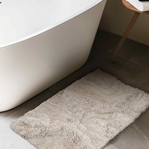 Tapis Doux et épais De Bain Ou D'intérieur 2300 G/m²  120x170 Cm Sable Wool Spirit