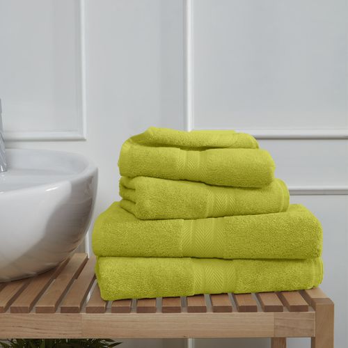 Ensemble De Bain 4 Pièces (2 Draps De Bain + 2 Serviettes De Toilette)   Citronelle Luxury