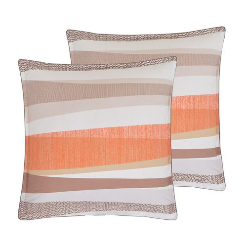 Parure De Lit Avec 2 Taies 65x65 Cm En Percale  260x240 Cm Ficelle Yakouba