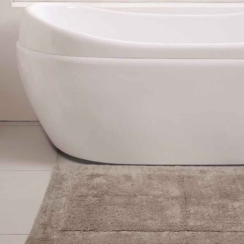 Tapis Doux et épais De Bain Ou D'intérieur 2000 G/m²  60x100 Cm Sable Nuanco