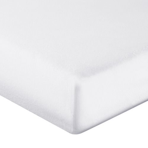 Protège-matelas Molleton En Coton Bonnet 30 Cm 200 G/m²  120x190 Cm Blanc Confort