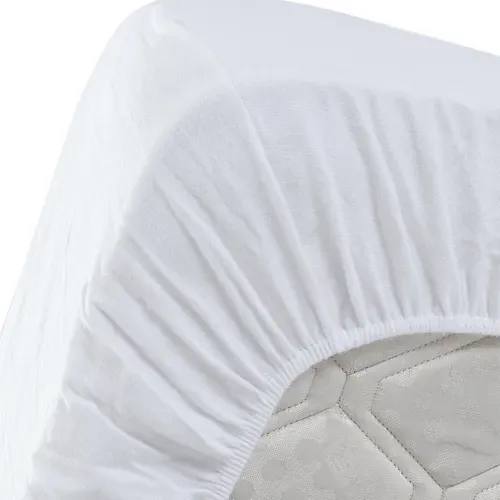 Protège-matelas Imperméable En Coton Bonnet 30 Cm  120x190 Cm Blanc Protect