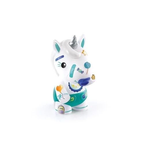 Canal Toys Style 4 Ever - La Famille Licorne Phosphorescente, Figurines à Décorer, Tirelire, Stickers Pailletés, Dès 6 Ans