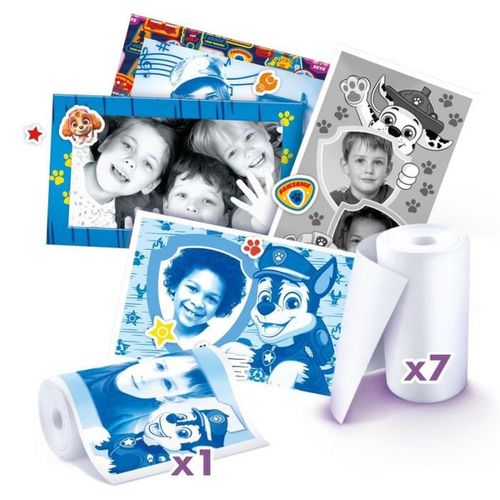 Recharge Appareil Photo Instantané Pat'patrouille – 8 Rouleaux Thermiques, Stickers et Cadres