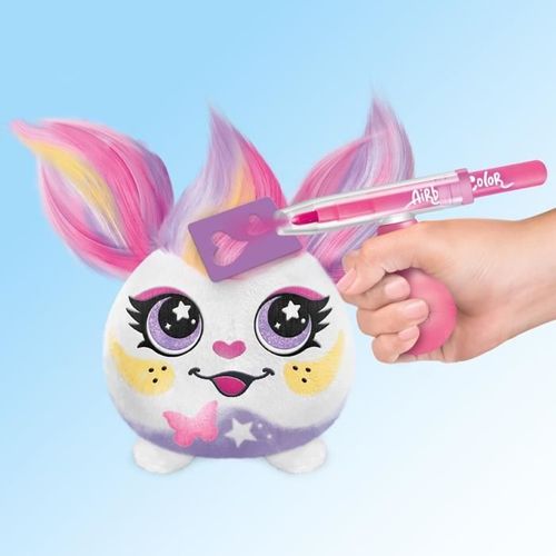 Airbrush Plush - Mini Peluche Hair'iffic à Coiffer Et Décorer Avec Feutres - Air 038