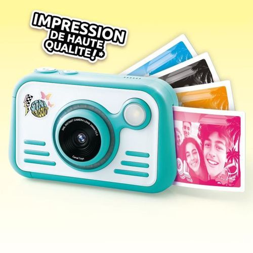 Appareil Photo Instantané Enfant 3" HD Tactile — Impression 4 Couleurs