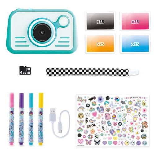 Appareil Photo Instantané Enfant 3" HD Tactile — Impression 4 Couleurs