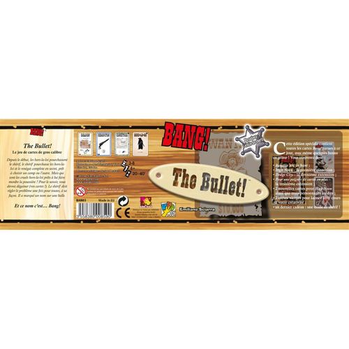 Jeu De Société Bang Extention Le Coffret : The Bullet ! Jeu D'ambiance De  Société Ban03