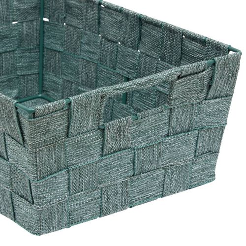 Panier Lise Biseauté L28cm Vert