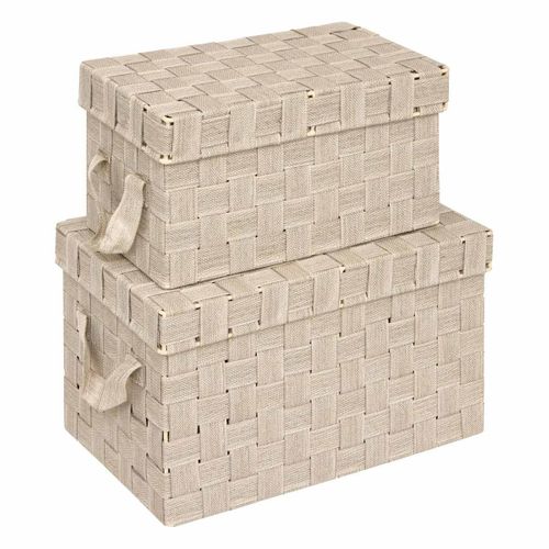 Set De 2 Paniers Lise Beige
