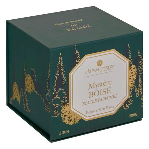 Bougie Parfumée En Verre "elisa" 200g Mystère Boisé