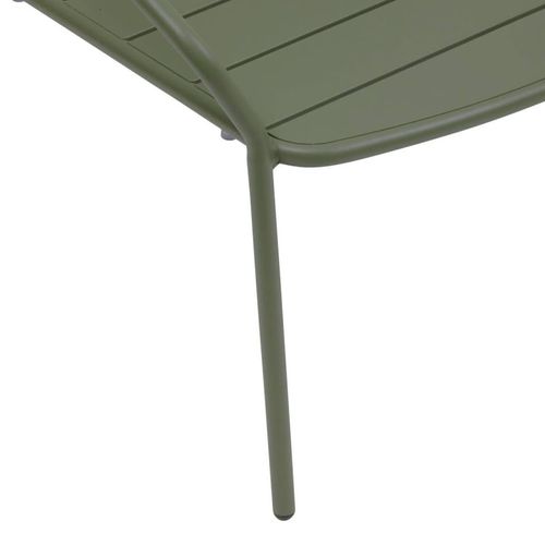 Fauteuil Salon Extérieur Métal Phuket Vert Laurier Hespéride