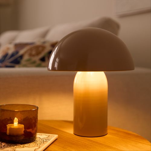Lampe à poser H. 24,5 cm LITO Beige