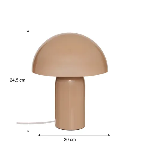Lampe à poser H. 24,5 cm LITO Beige