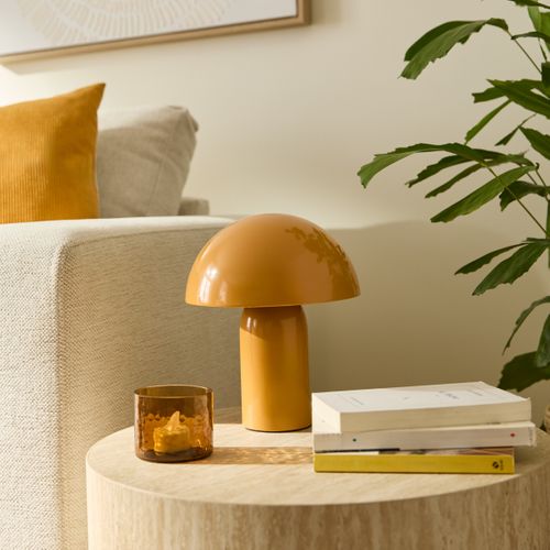 Lampe à poser H. 24,5 cm LITO Ocre