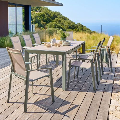 Table De Jardin Extensible 8p. Evasion Lin Et Laurier Hespéride