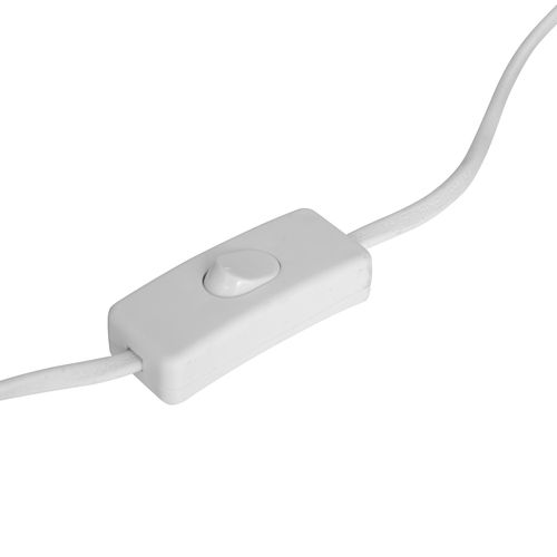 Lampe de chevet H. 42 cm ALITHA Blanc