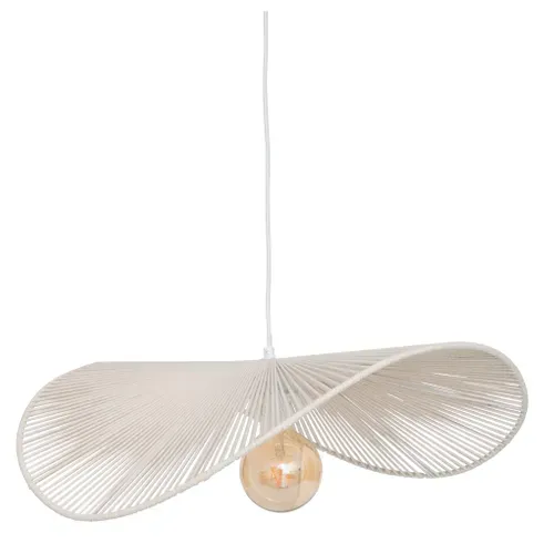 Suspension enfant L. 58 cm ADELIA Blanc vue de face