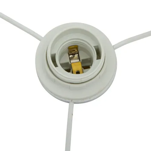 Lampadaire 3 galets H. 100 cm ALITHA Beige
