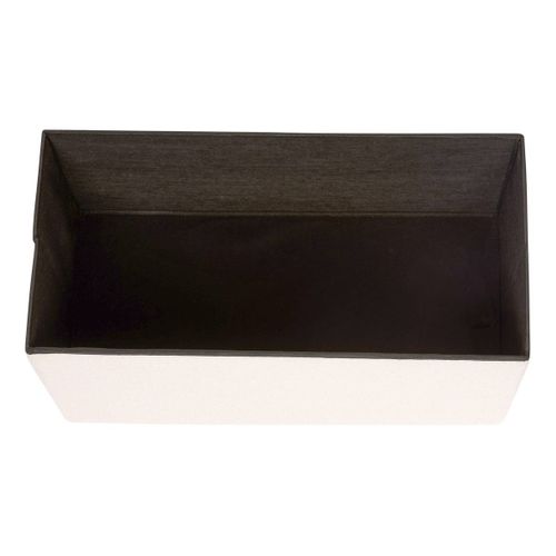 Pouf Pliable Coffre Jaiko En Bouclette Blanc 76x38cm