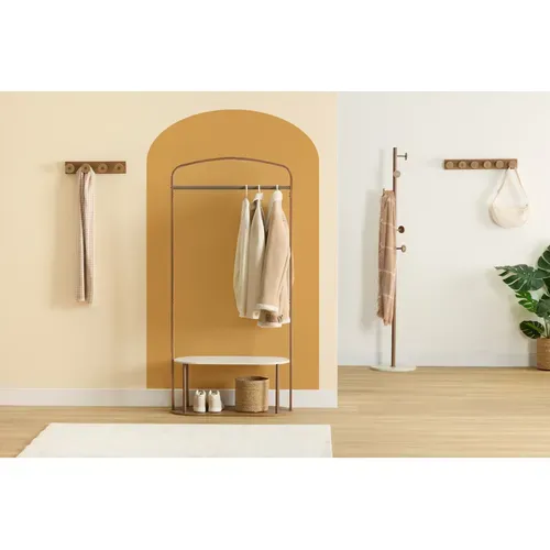 Porte-manteaux H. 175 cm COME Marron vue d'ambiance 1