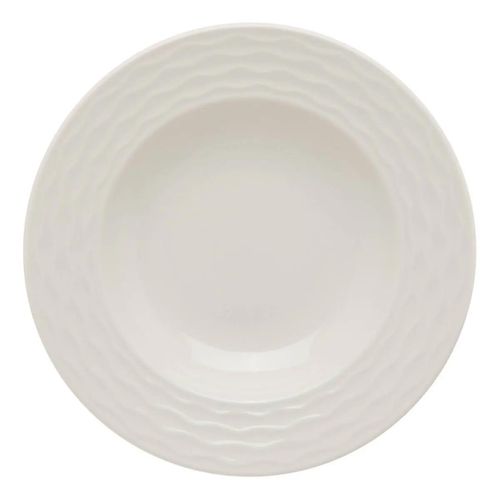Service De Table 12 Pièces "paloma" 27cm Blanc