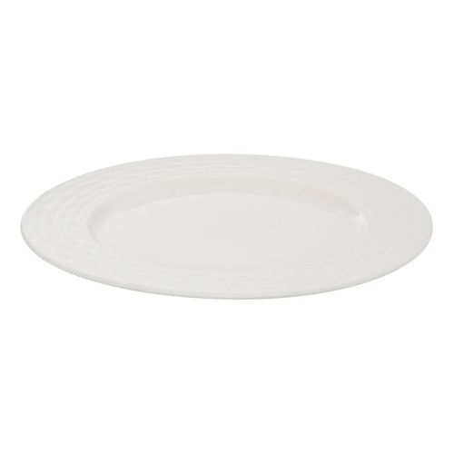 Service De Table 12 Pièces "paloma" 27cm Blanc