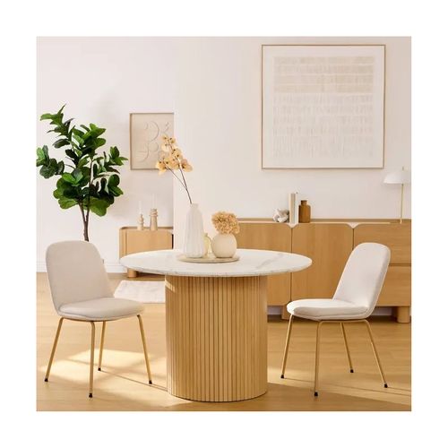 Table à Manger D110 Homelya Effet Marbre