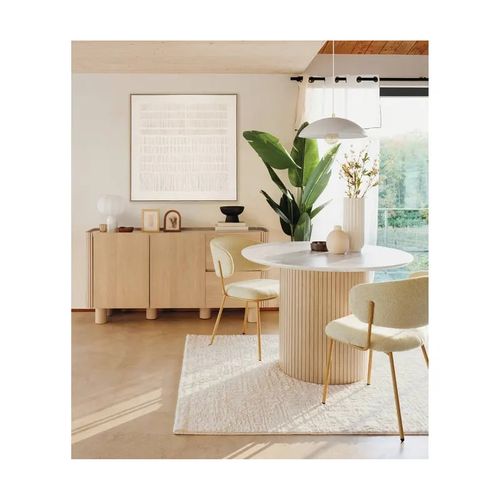 Table à Manger D110 Homelya Effet Marbre