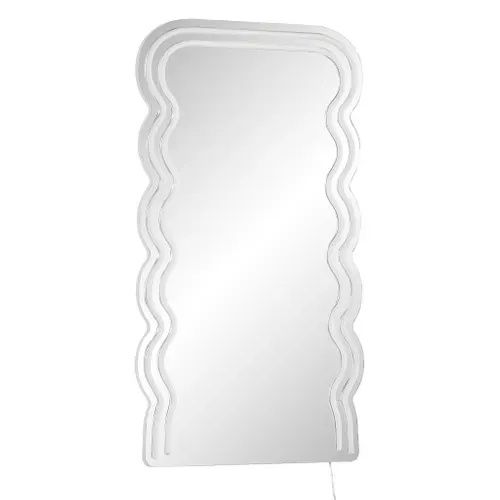 Miroir néon LED H. 60 cm LILA Multicolore vue 3/4
