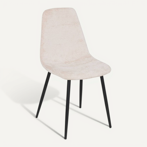 Chaise Tissu Chenille Tyka Beige