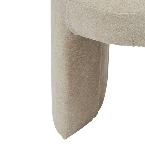 Pouf Jin D38 Cm Tissu Beige