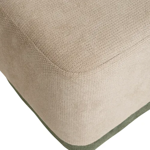 Lot de 2 poufs DOKI Gris - vert