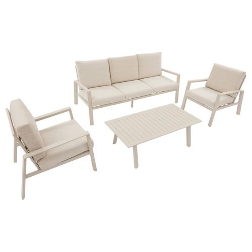 Salon Extérieur 5 Places Luzane Argile Hespéride