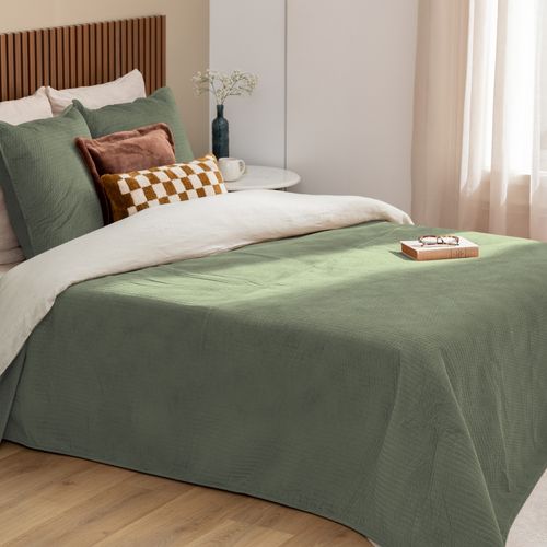 Dessus de lit 240x260+2 taies LILOU Céladon
