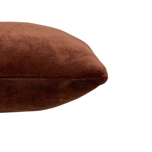 Coussin Ollis Marron Tonka 38x38cm