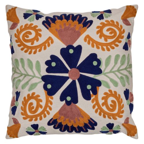 Coussin 45x45 cm HARY ROMANTIQUE Multicolore. vue de face